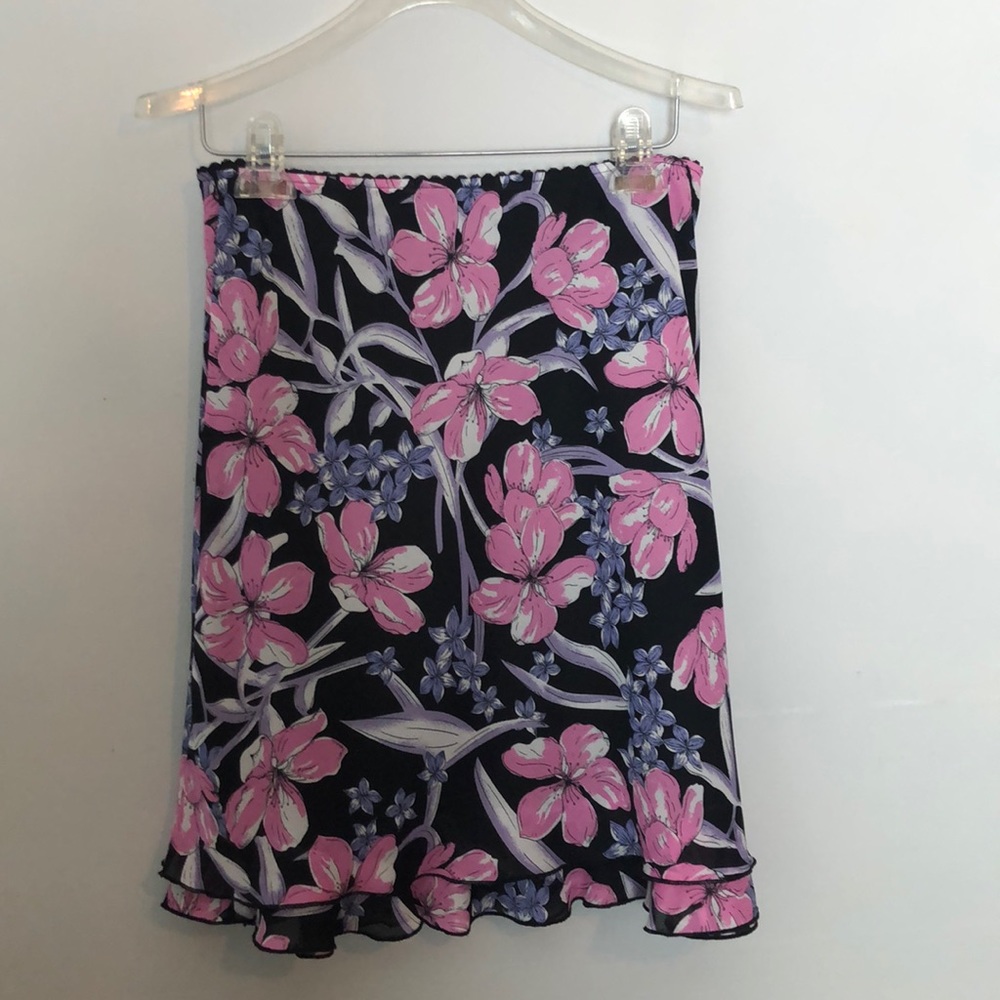 Briggs Petite Flouncy Floral Skirt